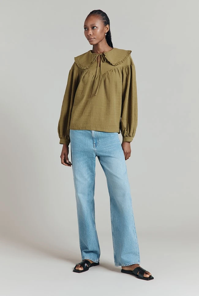 Daisy Jacquard Cotton Shirt 4 Daisy Jacquard Cotton Shirt - Image 2