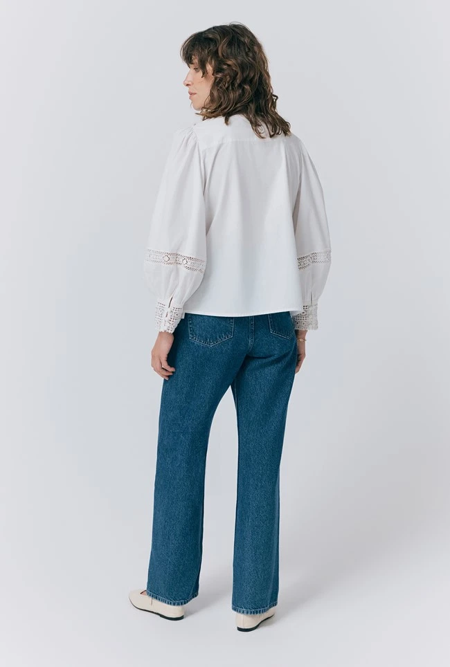 Kady Lace Trim Cotton Blouse 6 Kady Lace Trim Cotton Blouse - Image 4