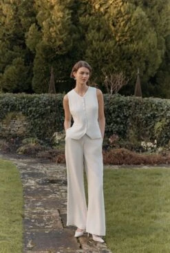 Bonnie Crepe Waistcoat 11 Bonnie Crepe Waistcoat -Ghost Fashion Store Q09G018 D18 33308 650px 964px