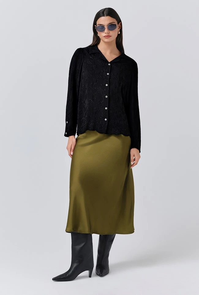 Emily Embroidery Button Through Blouse 3 Emily Embroidery Button Through Blouse