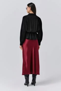 Amber Crepe Tie Neck Blouse 11 Amber Crepe Tie Neck Blouse -Ghost Fashion Store Q11G004 A01 33860 650px 964px