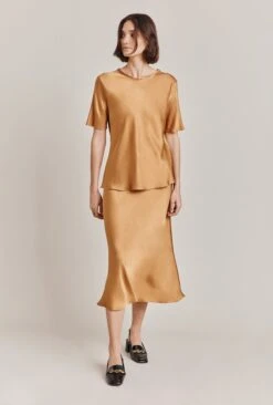 Luna Satin Slip Skirt Tobacco Brown 8 Luna Satin Slip Skirt Tobacco Brown -Ghost Fashion Store S05G002A D33 28624 650px 964px