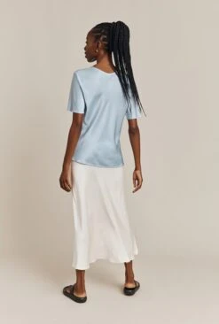 Luna Satin Slip Skirt Ivory 18 Luna Satin Slip Skirt Ivory -Ghost Fashion Store S05G002A M12 26706 650px 964px