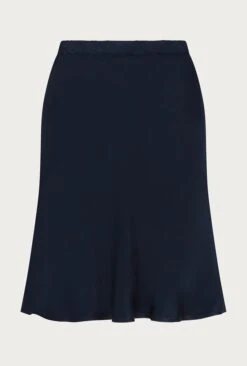 Arella Satin Slip Skirt Navy 12 Arella Satin Slip Skirt Navy -Ghost Fashion Store S06G003 K10 27141 650px 964px