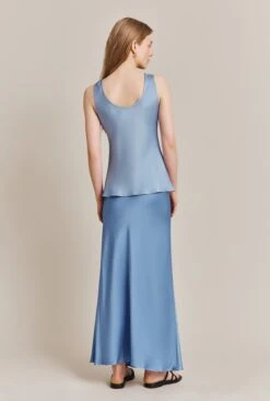 Emma Satin Midi Skirt Cornflower Blue 13 Emma Satin Midi Skirt Cornflower Blue -Ghost Fashion Store S06G004 K92 27844 650px 964px