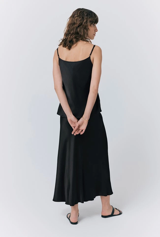 Luna Satin Slip Skirt 6 Luna Satin Slip Skirt - Image 4