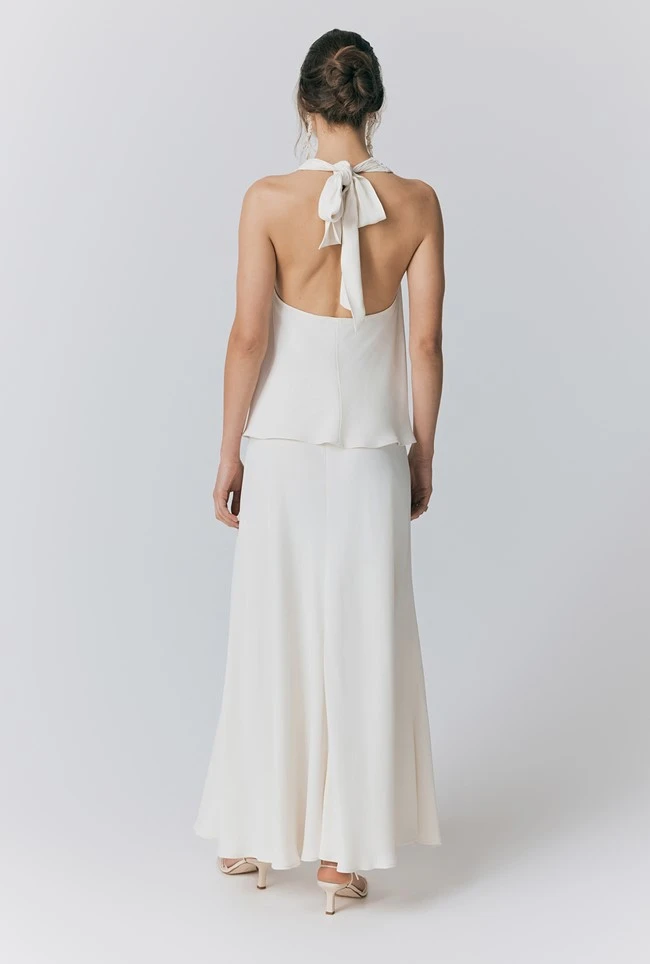 Adrianna Crepe Maxi Skirt 6 Adrianna Crepe Maxi Skirt - Image 4