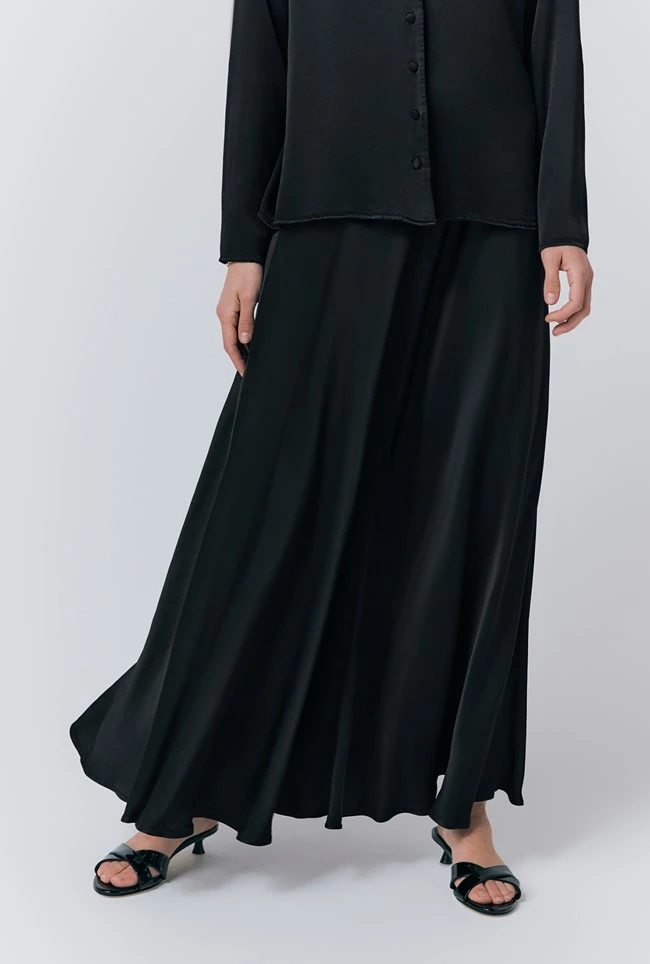 Colette Satin Maxi Skirt 4 Colette Satin Maxi Skirt - Image 2