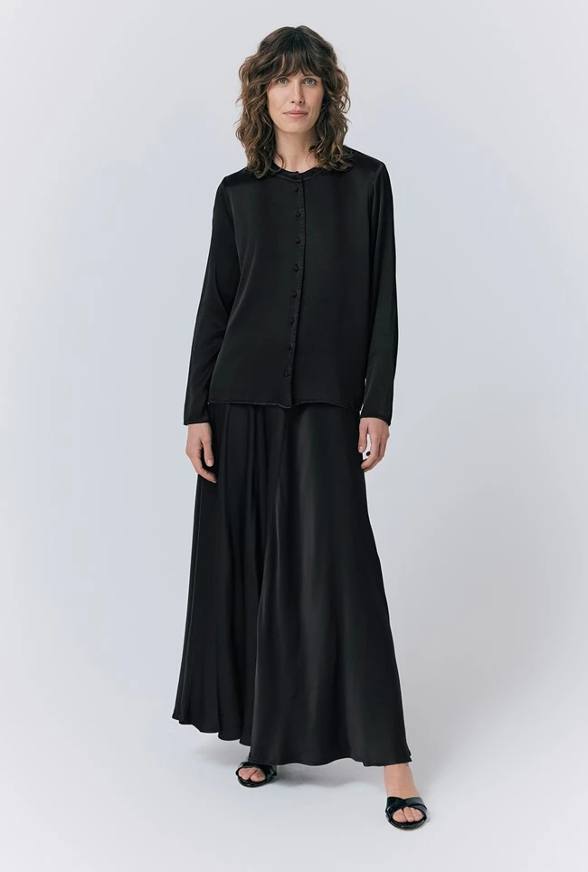 Colette Satin Maxi Skirt 3 Colette Satin Maxi Skirt