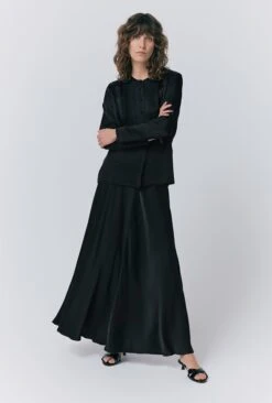 Colette Satin Maxi Skirt 10 Colette Satin Maxi Skirt -Ghost Fashion Store S10G003 A01 33783 650px 964px