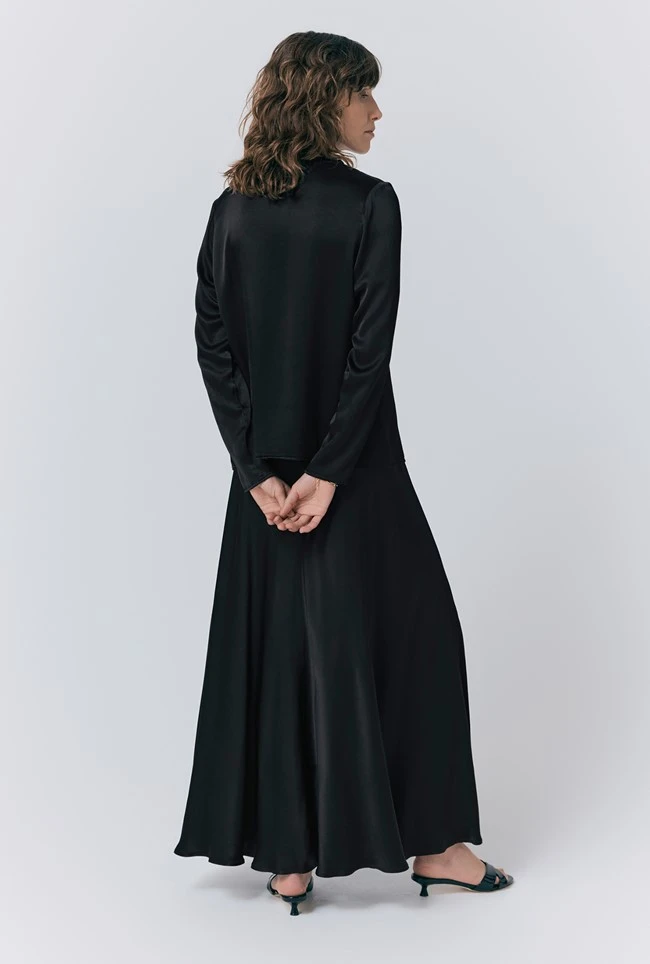 Colette Satin Maxi Skirt 7 Colette Satin Maxi Skirt - Image 5