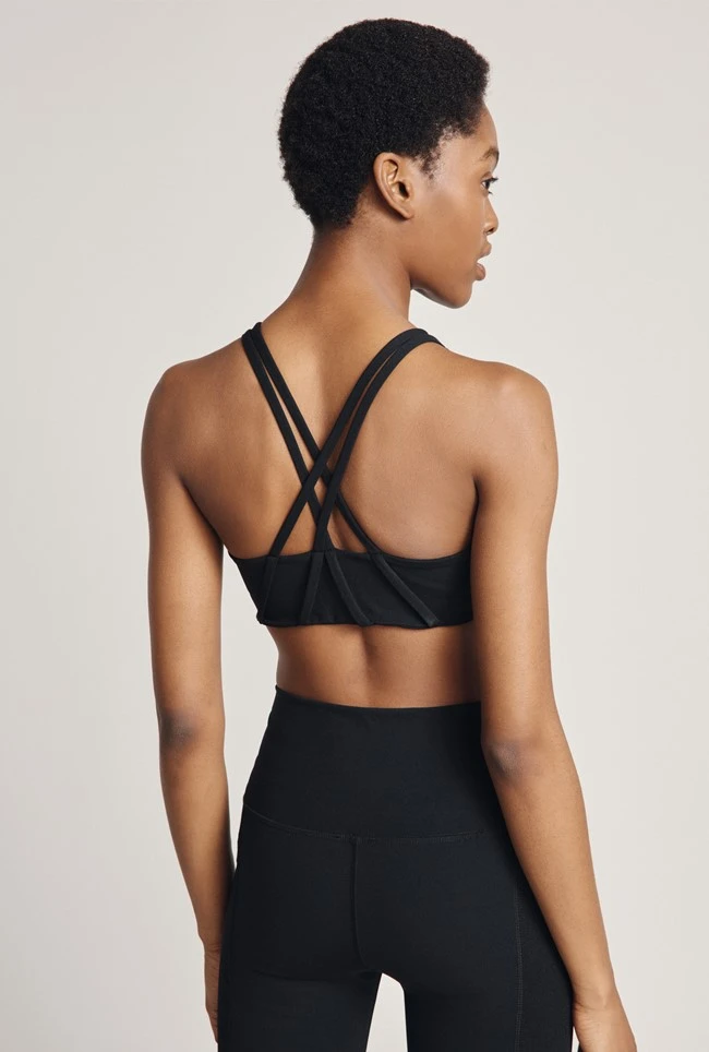 Strappy Bra Black 4 Strappy Bra Black - Image 2