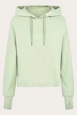 Cropped Organic Hoodie Mint Green 14 Cropped Organic Hoodie Mint Green -Ghost Fashion Store V02G012 J28 22852 650px 964px