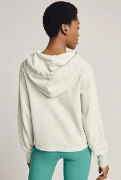 Cropped Organic Hoodie Mint Green 13 Cropped Organic Hoodie Mint Green -Ghost Fashion Store V02G012 J28 22853 650px 964px