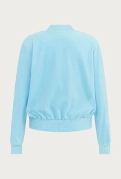 Velour Zip Track Top Cornflower Blue -Ghost Fashion Store V02G022 K91 24625 650px 964px