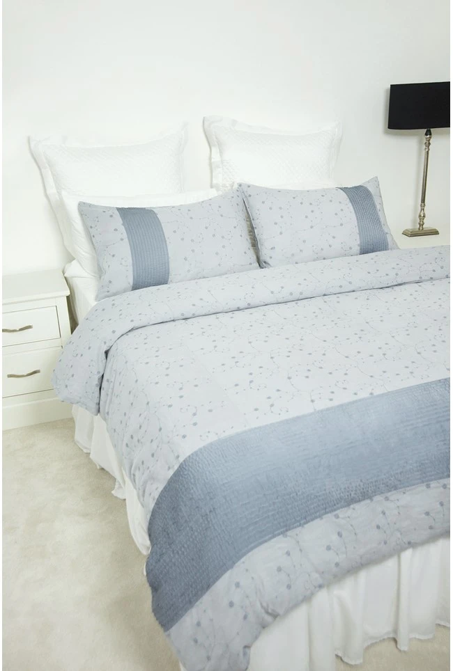 Anna Duvet Set Silver 4 Anna Duvet Set Silver - Image 2