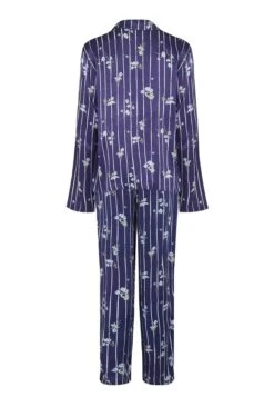 Lara Satin PJ Set Stripe Floral 13 Lara Satin PJ Set Stripe Floral -Ghost Fashion Store Z01G001CK Y90 20804 650px 964px