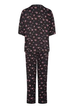 Penny Satin PJ Set Rose Ditsy -Ghost Fashion Store Z01G003CK Y91 20764 650px 964px