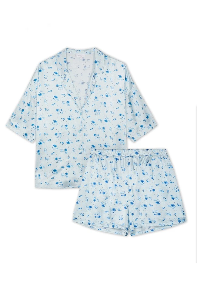 Lucy Satin PJ Set Water Rose 7 Lucy Satin PJ Set Water Rose - Image 5